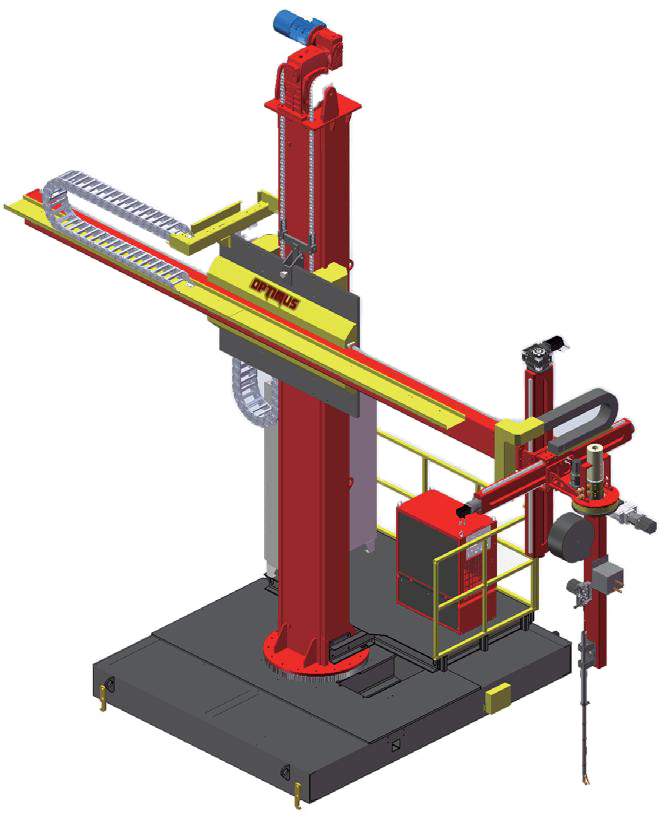 Infinite Rotating Surfacing Welding Workstation